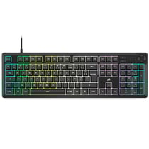 CORSAIR K55 CORE RGB - Clavier - 100 % (taille réelle) - rétroéclairé - USB - QWERTY - US - noir