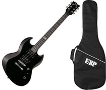 LTD Kit Viper 10 VIPER10K - Guitare électrique + Housse - Black