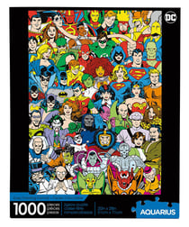 Puzzle 1000 pièces - DCComics Retro Cast
