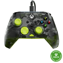 Manette filaire Rematch Core pour XBOX Turtle Beach - Ghost Black Camo/Yellow