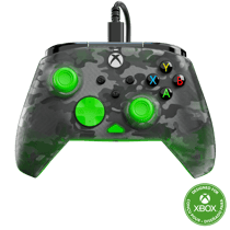 Manette filaire Rematch Core pour XBOX Turtle Beach - Ghost Black Camo/Green