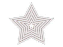 Sizzix Framelits - Jeu de matrices de coupe - Etoile