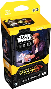 Deck de démarrage Han Solo Asmodée - Star Wars Unlimited : passage en vitesse lumière