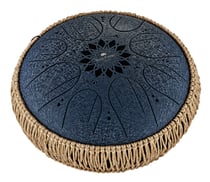 Meinl Sonic Energy Medium Octave Steel Tongue Drum - Tambour à Langue - En acier inoxydable, Bleu marine