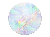 PopSockets PopGrip - Poignée de doigt/béquille pour téléphone portable - interchangeable - opale