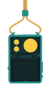 Coque officielle pour FLAM Lunii - Vert