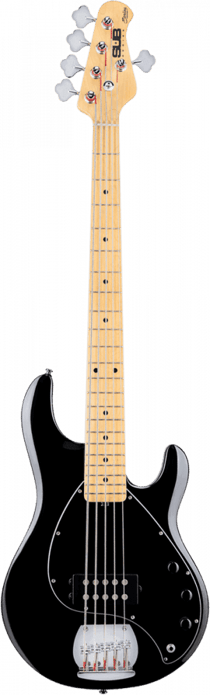 Sterling By Music Man Ray5 - Guitare basse 5 cordes - Stingray - Noire