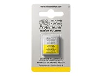 Peinture aquarelle - Winsor & Newton - 1/2 godet - jaune de cadmium pâle