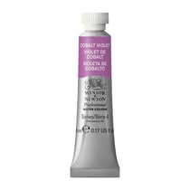 Tube de 5 ml - Peinture aquarelle Winsor & Newton - Violet de Cobalt n°192 - Extra fine - Semi-transparent