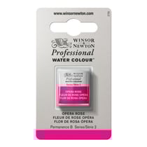 1/2 godet - Peinture aquarelle Winsor & Newton - Fleur de rose opéra n°448 - Extra fine - Semi-transparent
