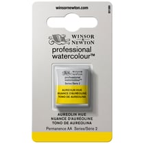 Demi godet d'aquarelle professionnelle Winsor & Newton - nuance aureoline