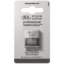 Demi godet d'aquarelle professionnelle Winsor & Newton - gris d'ostwald