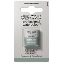 Demi godet d'aquarelle professionnelle Winsor & Newton - gris mineral