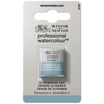 Demi godet d'aquarelle professionnelle Winsor & Newton - cendre ultramarine