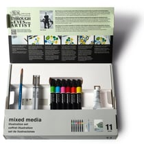 Coffret mix media Winsor & Newton - Illustration