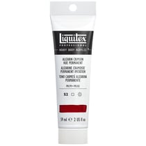 Tube 59 ml de peinture acrylique Liquitex Heavy Body série 2 - Alizarine cramoisie - Extra-fine