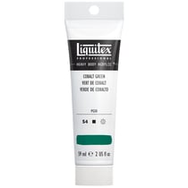 Tube 59 ml de peinture acrylique Liquitex Heavy Body série 4 - Vert de cobalt - Extra-fine
