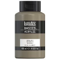 Acrylique Liquitex Basics - 400 ml - Gris neutre n° 5