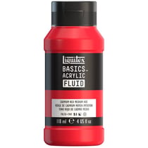Peinture acrylique - Basic Acrylic Fluid - Liquitex - 118 mL - Rouge cadmium teinte médium - 151