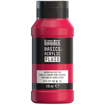 Peinture acrylique - Basic Acrylic Fluid - Liquitex - 118 mL - Rouge cadmium teinte foncée - 311