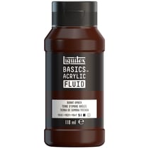 Peinture acrylique - Basic Acrylic Fluid - Liquitex - 118 mL - Terre d'ombre brûlée - 128