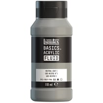Peinture acrylique - Basic Acrylic Fluid - Liquitex - 118 mL - Gris neutre 5 - 599