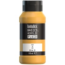 Peinture acrylique - Basic Acrylic Fluid - Liquitex - 118 mL - Or - 051