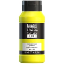 Peinture acrylique - Basic Acrylic Fluid - Liquitex - 118 mL - Jaune fluorescent - 981
