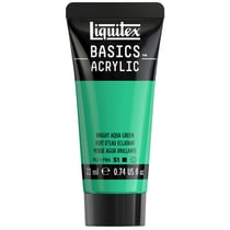 Tube de peinture acyrlique 22 ml Liquitex - Basics Acrylic - vert d'eau éclatant