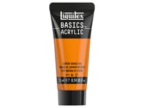 Tube de peinture acyrlique 22 ml Liquitex - Basics Acrylic - orange de cadmium imitation