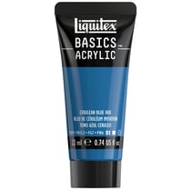 Tube de peinture acyrlique 22 ml Liquitex - Basics Acrylic - bleu de céruléum imitation