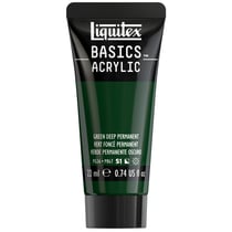 Tube de peinture acyrlique 22 ml Liquitex - Basics Acrylic - vert foncé permanent