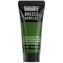 Tube de peinture acyrlique 22 ml Liquitex - Basics Acrylic - vert de hooker permanent imitation