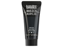 Tube de peinture acyrlique 22 ml Liquitex - Basics Acrylic - noir d'ivoire