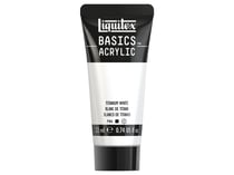Tube de peinture acyrlique 22 ml Liquitex - Basics Acrylic - blanc de titane