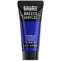 Tube de peinture acyrlique 22 ml Liquitex - Basics Acrylic - bleu outremer