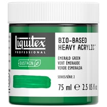 Pot 75 ml de peinture acrylique Liquitex - Bio-based Heavy Acrylic - Vert Emeraude