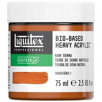 Pot 75 ml de peinture acrylique Liquitex - Bio-based Heavy Acrylic - Terre Sienne Naturelle