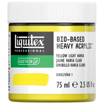 Pot 75 ml de peinture acrylique Liquitex - Bio-based Heavy Acrylic - Jaune Hansa Clair