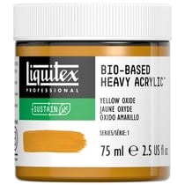 Pot 75 ml de peinture acrylique Liquitex - Bio-based Heavy Acrylic - Jaune Oxyde