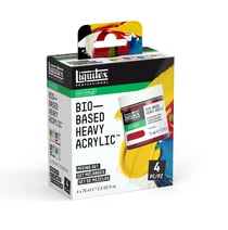 Lot de 4 pots 75 ml de peinture Bio-based Heavy Acrylic Liquitex - Mixing
