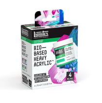 Lot de 4 pots 75 ml de peinture Bio-based Heavy Acrylic Liquitex - Exploration