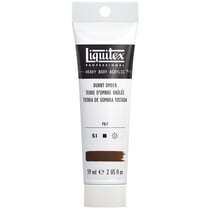 Tube 59 ml de peinture Liquitex Professional Acrylique Heavy Body - Terre Ombre Brulée