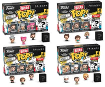 Assortiment de 4 figurines Funko POP! - Bitty Pop Friends - Modèles aléatoires - Vendu à l'unité