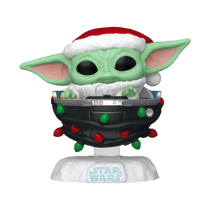 Figurine Funko POP! - Star Wars - Grogu poussette guirlande n°746