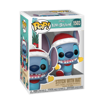Figurine Funko POP! - Lilo et Stitch - Stitch bonnet de Noël n°1503