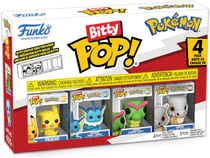 Figurine Funko POP! Bitty - Pokémon - Pikachu, Aquali, Chenipan et Osselait