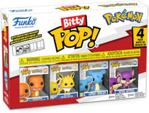 Figurine Funko POP! Bitty - Pokémon - Salamèche, Voltali, Lokhlass et Rattata