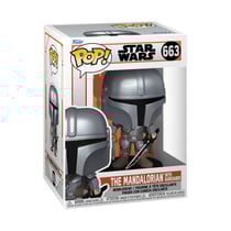 Figurine Funko POP! - The Mandalorian - The Mandalorian with Darksaber n°663
