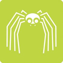 Set 6 pochoirs Halloween - 15x15 cm